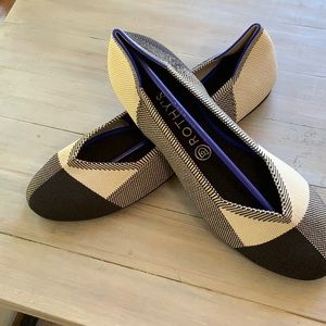 Rothy’s flat black and gray-new-sz 11